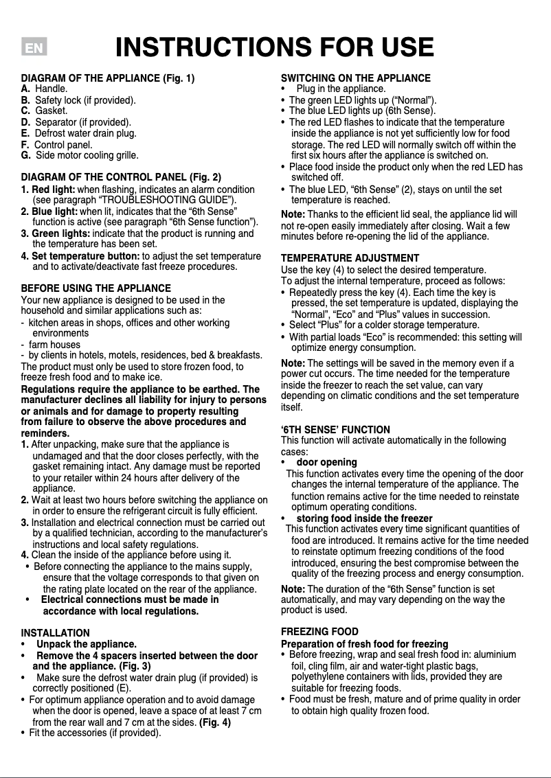 Page n°1 - Mode d'emploi Whirlpool WHE25332