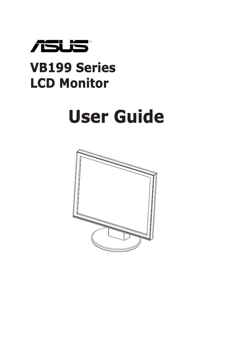 Page n°1 - Manuel utilisateur Asus VB199T-P