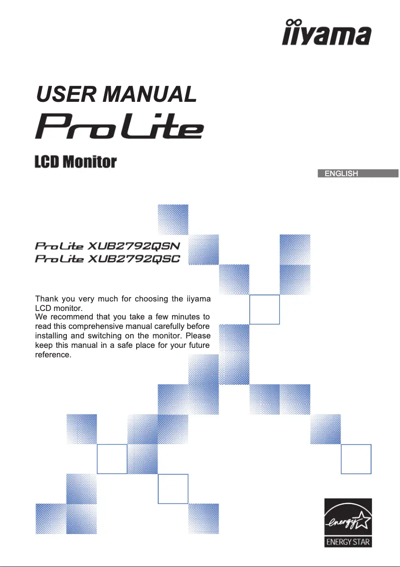 Página 1 del manual Manual de usuario Iiyama ProLite XUB2792QSC
