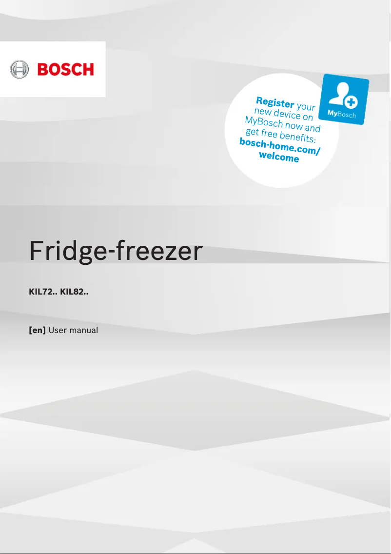 Página 1 del manual Manual de usuario Bosch KIL82AFF0G