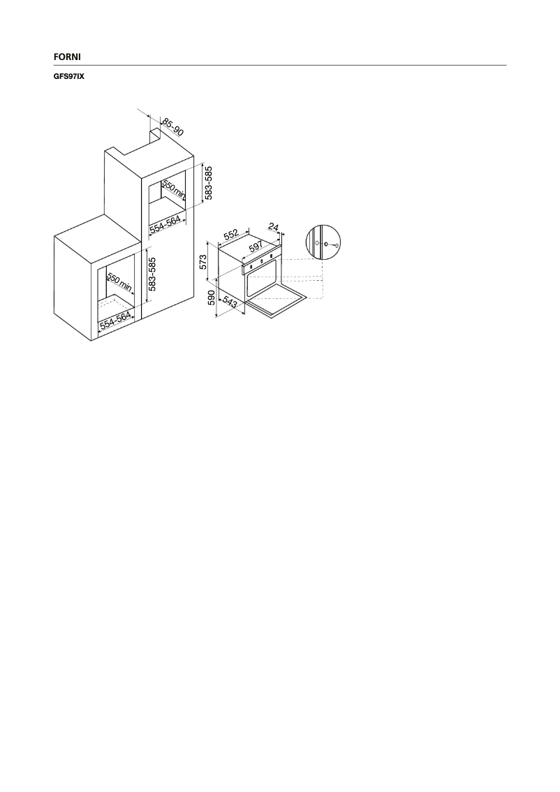 Página 1 del manual Manual de usuario Glem Gas GFS97IX