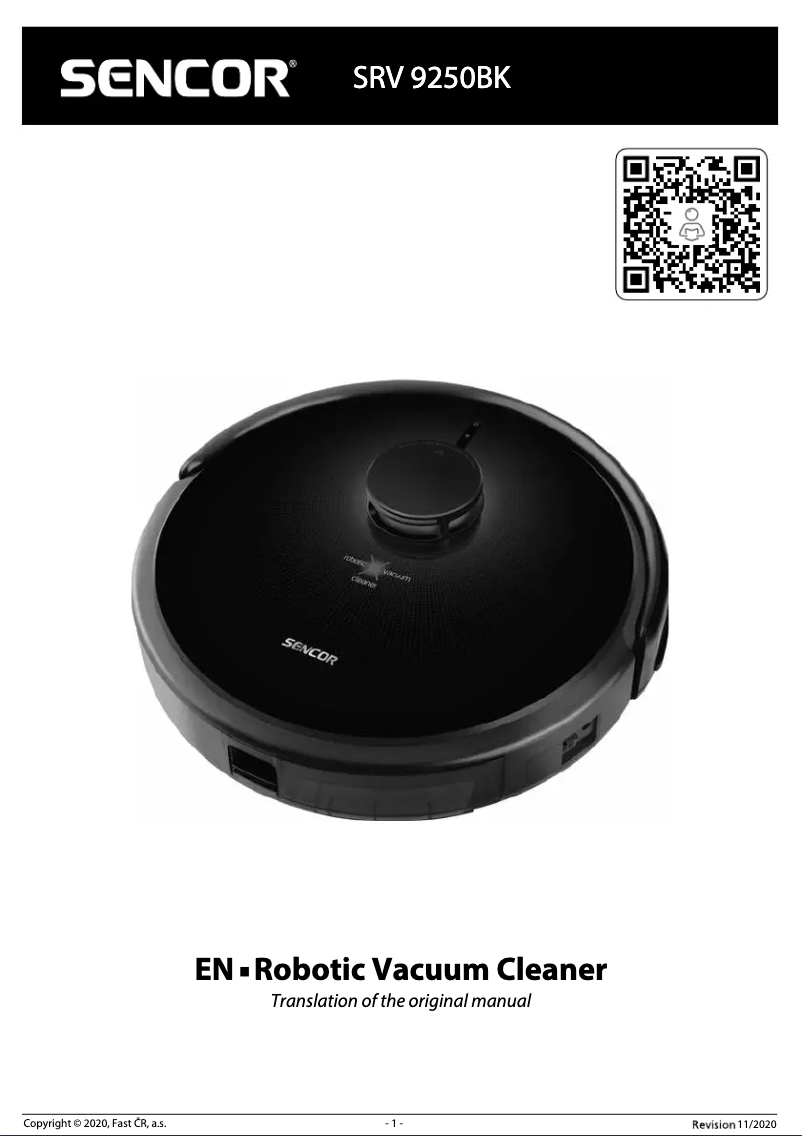 Image de la première page du manuel de l'appareil SRV 9250BK