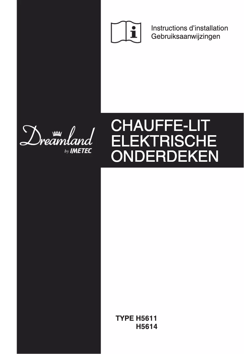 Page 1 de la notice Manuel utilisateur Dreamland H5611