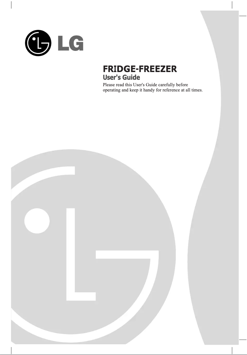 Image de la première page du manuel de l'appareil GRF429BBGA