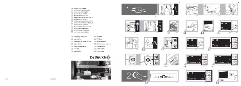 Image de la première page du manuel de l'appareil DFW 814 X