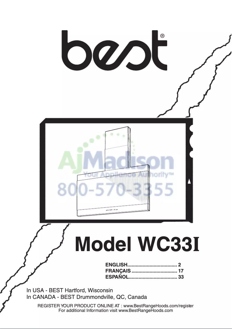 Página 1 del manual Manual de usuario Best WC33I90SB