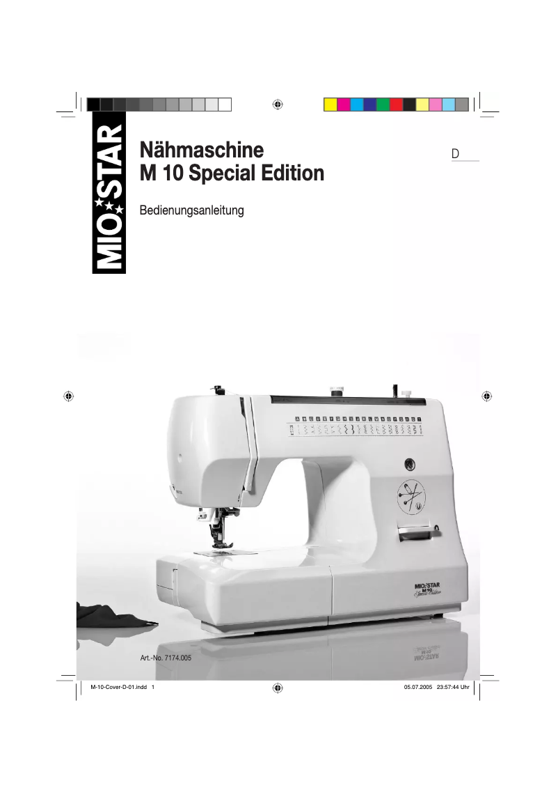 Image de la première page du manuel de l'appareil M 10 Special Edition