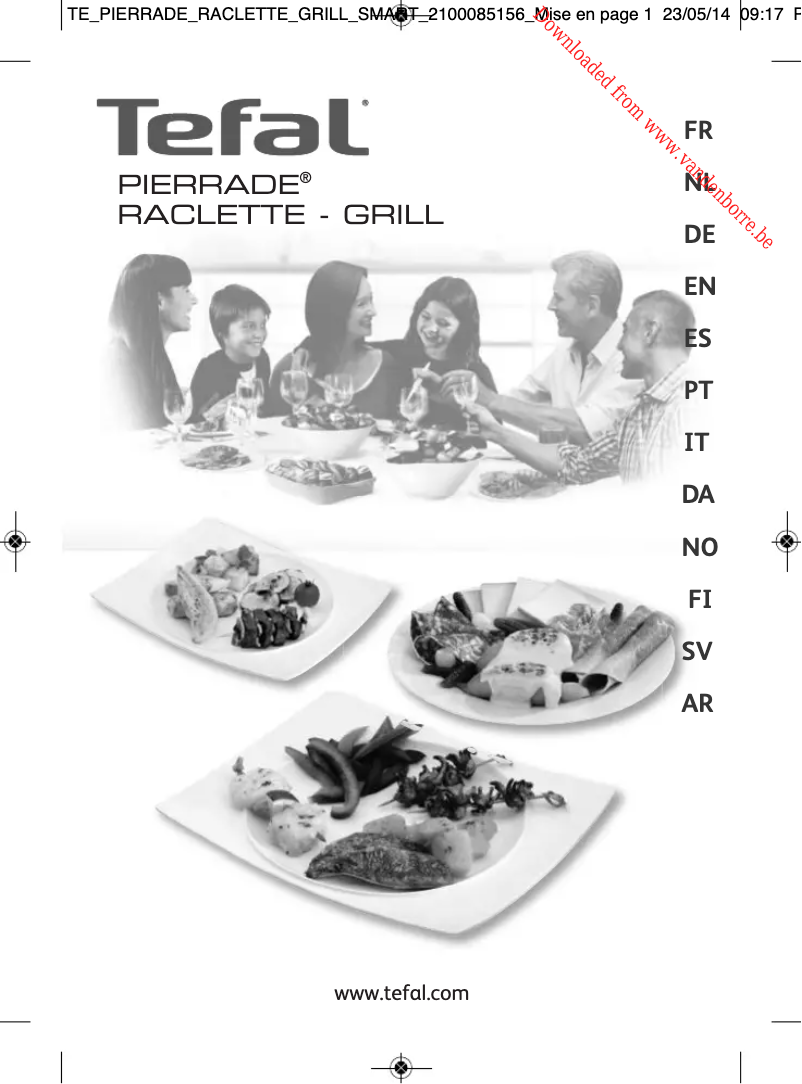 Image de la première page du manuel de l'appareil Gourmet 8 Smart RE4598