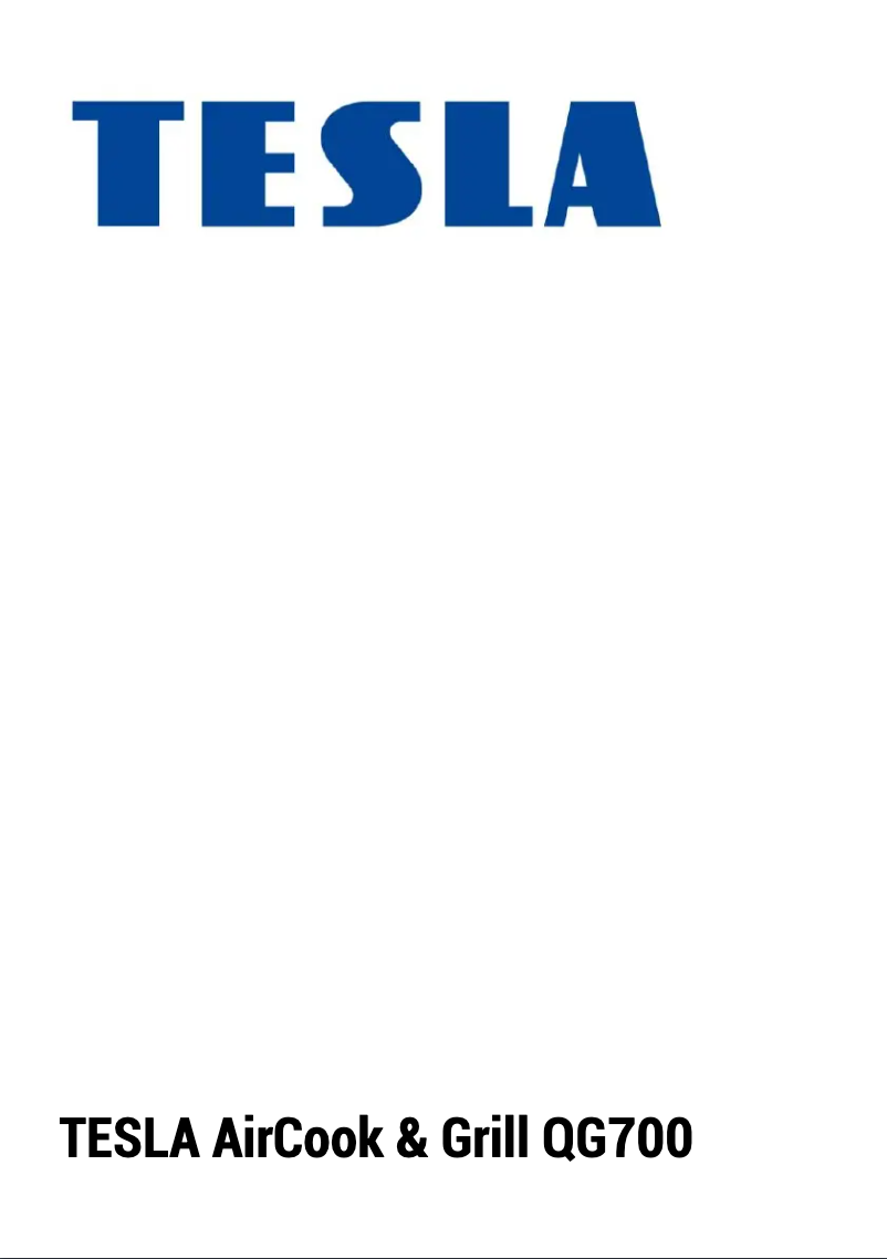 Image de la première page du manuel de l'appareil AirCook & Grill QG700
