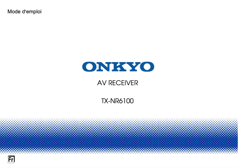 Página 1 del manual Manual de usuario Onkyo TX-NR6100