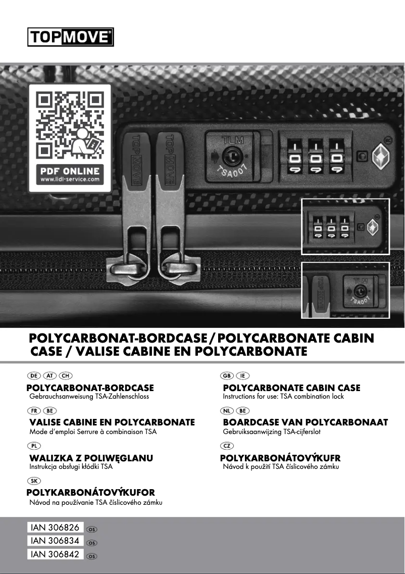 Image de la première page du manuel de l'appareil TSA 007