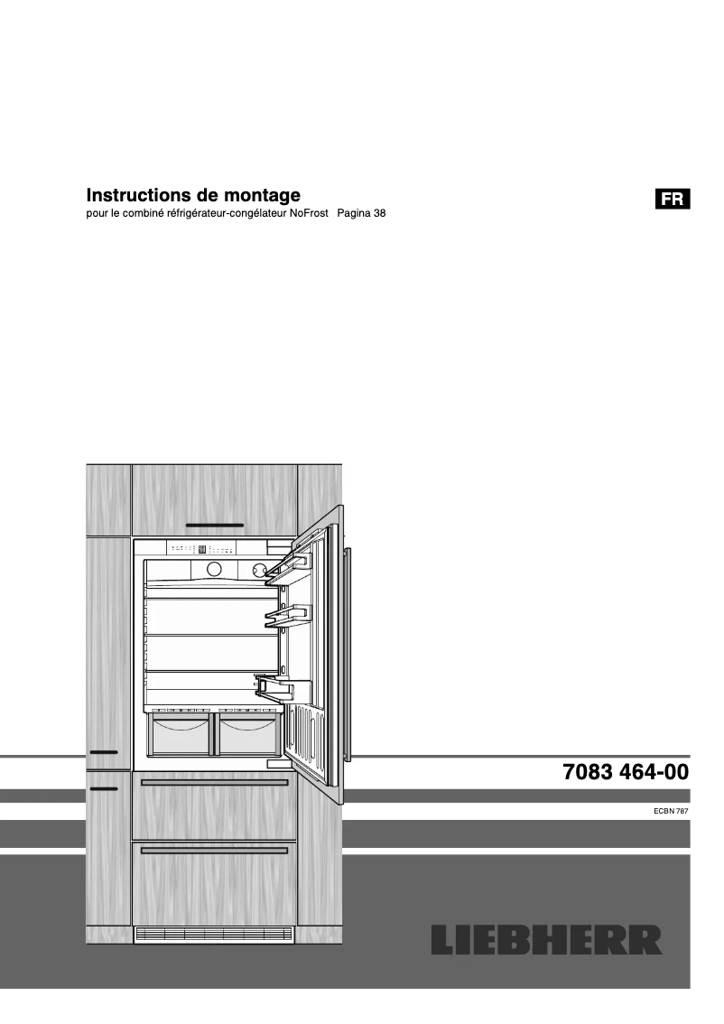 Page n°1 - Guide d'installation Liebherr ECBNe 7871