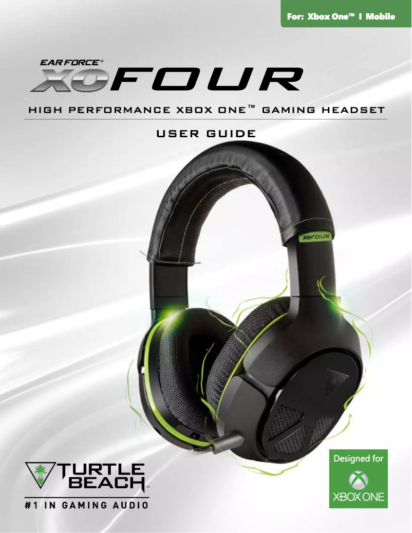 Page 1 de la notice Manuel utilisateur Turtle Beach ZBX0HW68912