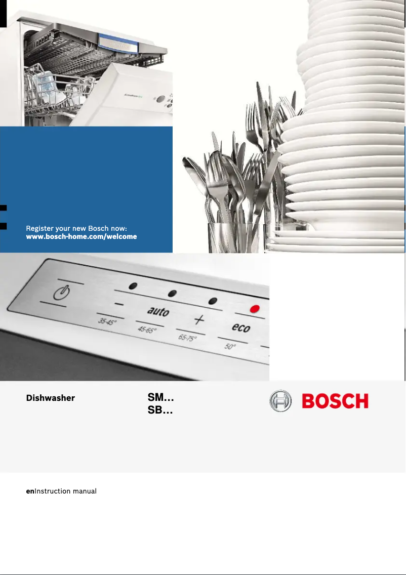 Page n°1 - Manuel utilisateur Bosch SMS25FI05E