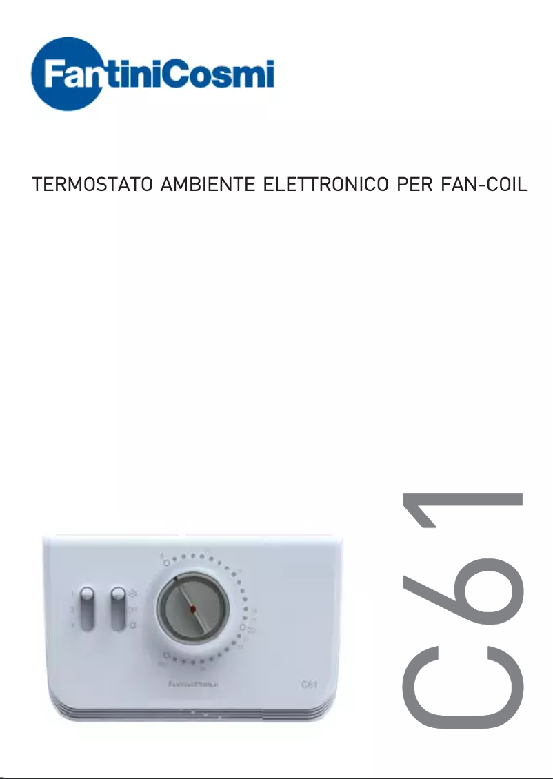 Page n°1 - Manuel utilisateur Fantini Cosmi C61