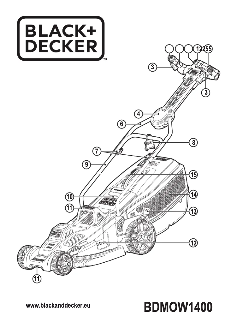 Page n°1 - Manuel utilisateur Black & Decker BDMOW1400
