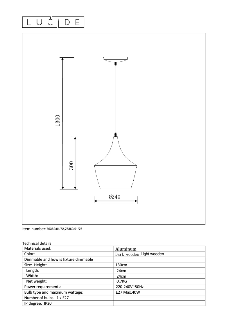Image de la première page du manuel de l'appareil Woody 76362/01/76