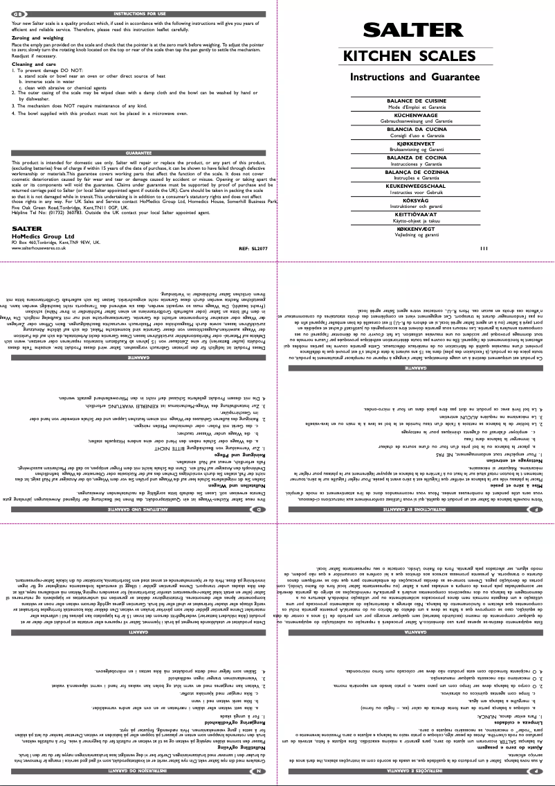 Image de la première page du manuel de l'appareil 111