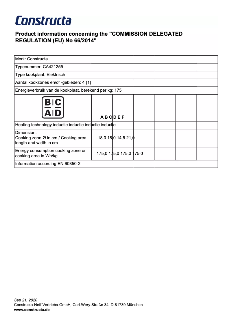 Image de la première page du manuel de l'appareil CA421255