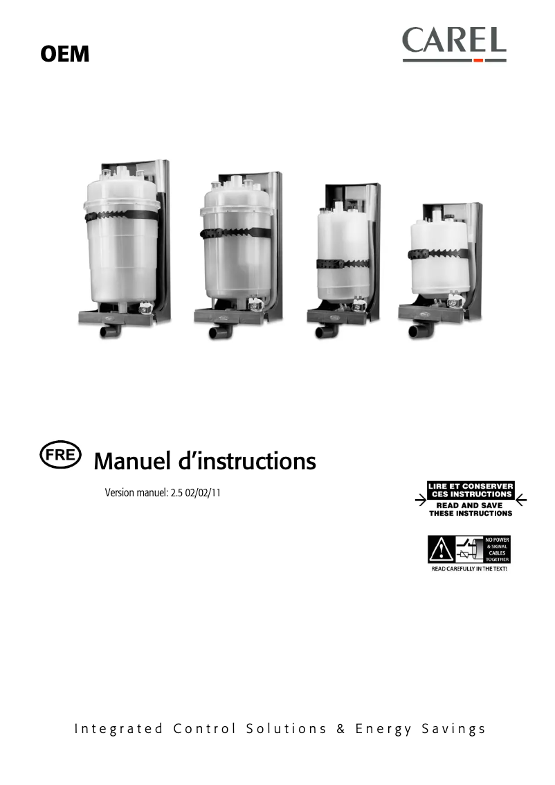 Image de la première page du manuel de l'appareil CPY controller