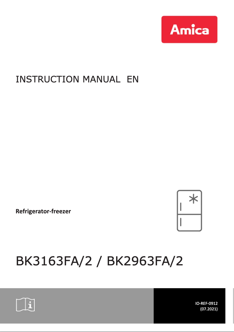 Página 1 del manual Manual de usuario Amica BK2963FA
