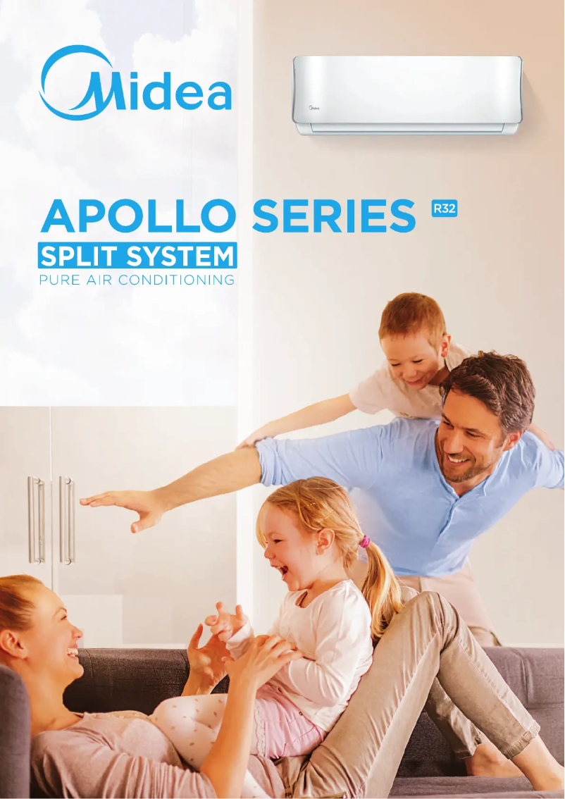 Page 1 de la notice Brochure Midea Apollo MFAB90NB/WB