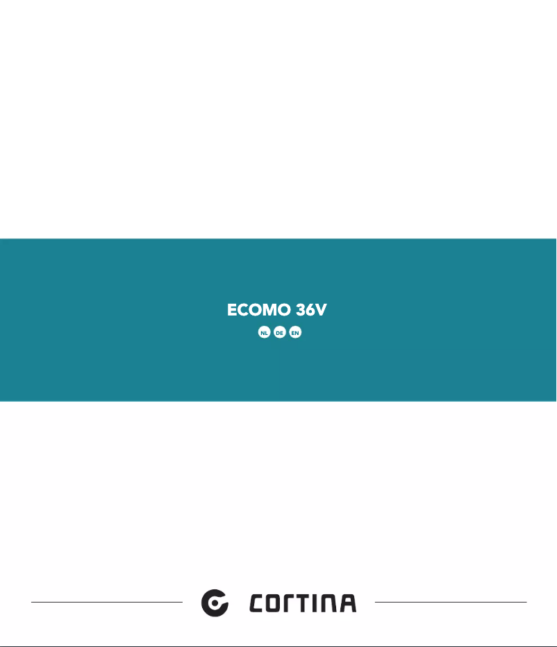 Página 1 del manual Manual de usuario Cortina Ecomo XL