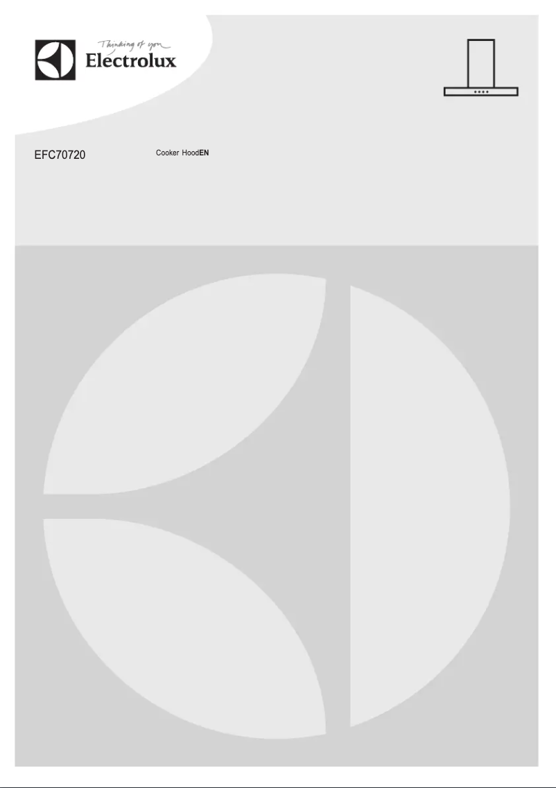 Page 1 de la notice Manuel utilisateur Electrolux EFC70720X