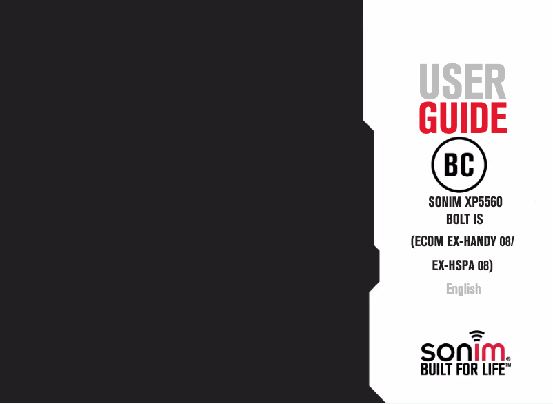 Page 1 de la notice Manuel utilisateur Ecom Ex-HSPA 08