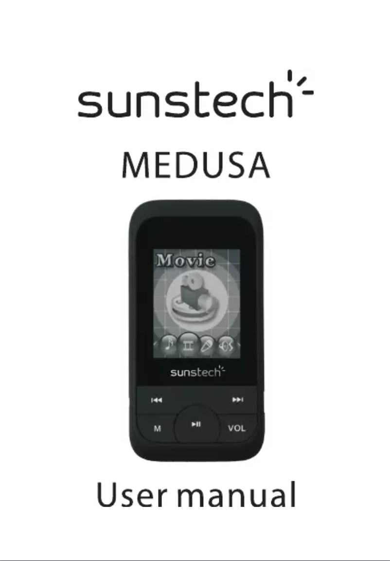Page n°1 - Manuel utilisateur Sunstech MEDUSA