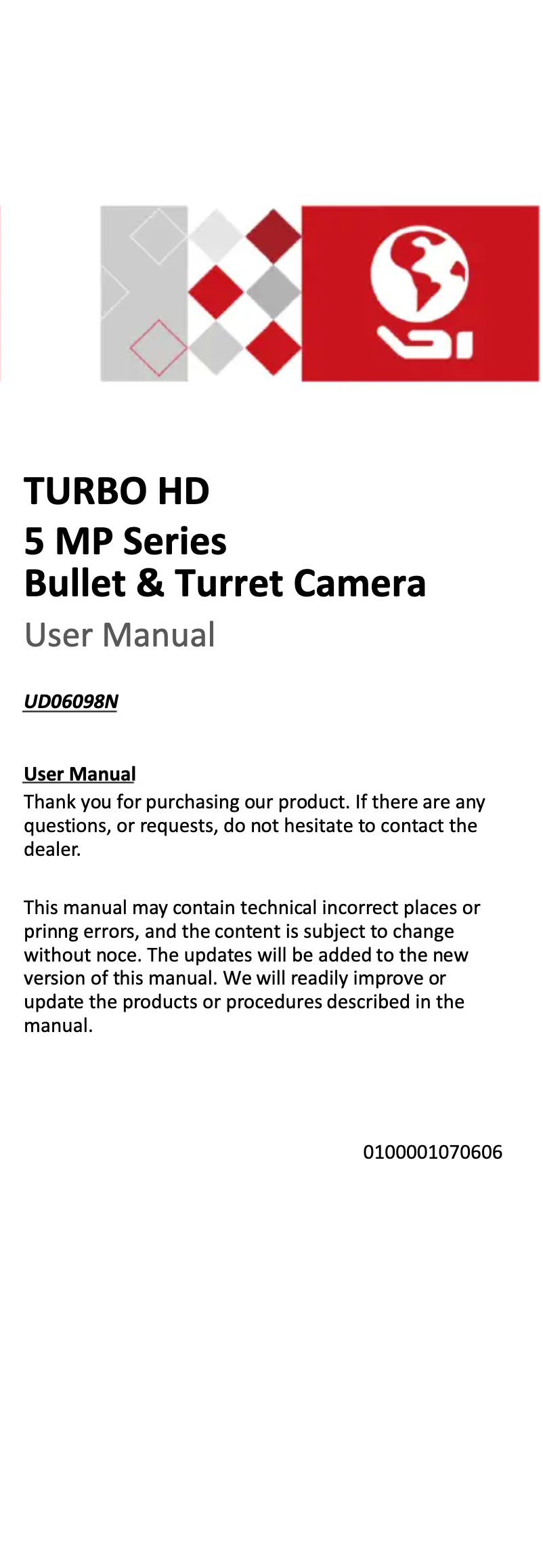 Página 1 del manual Manual de usuario LTS CMHT1752-28