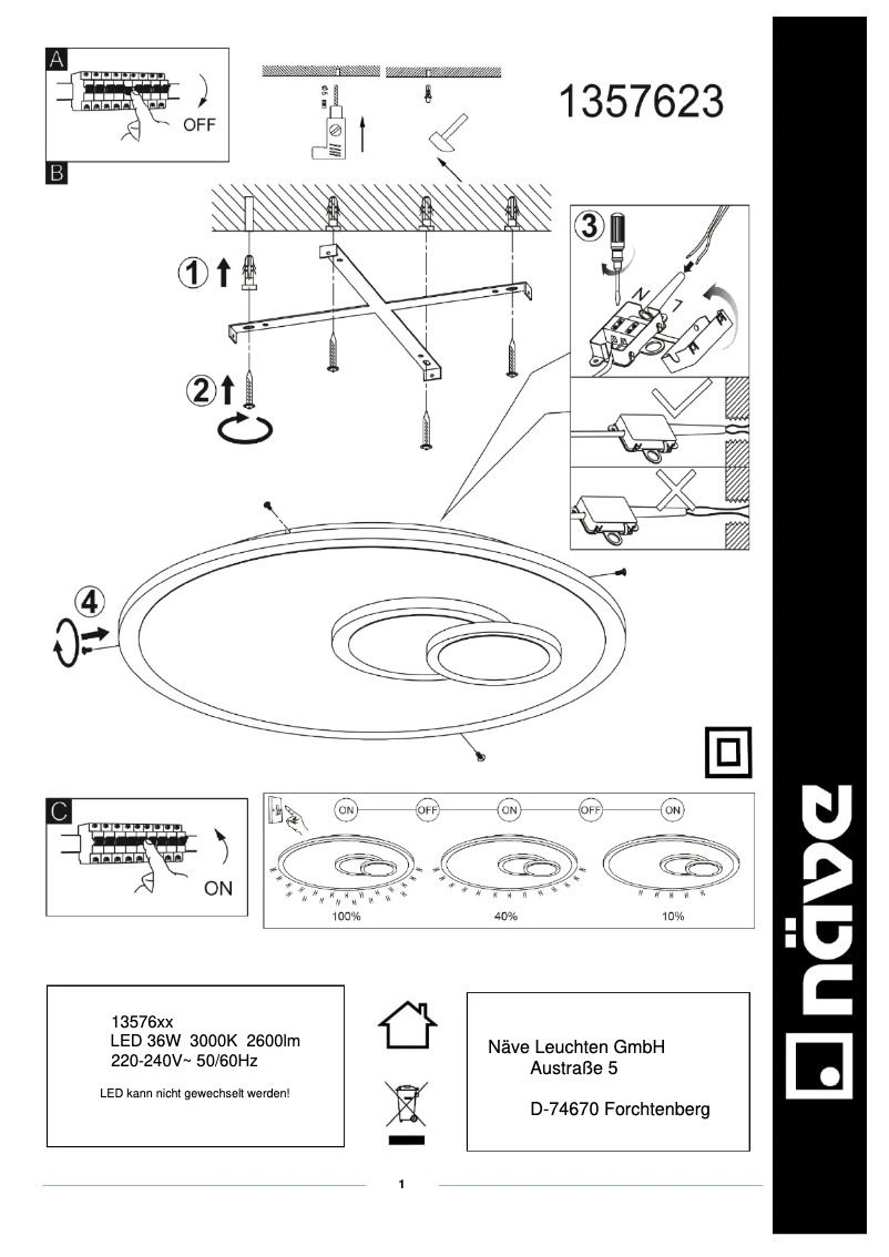 Image de la première page du manuel de l'appareil Aarhus