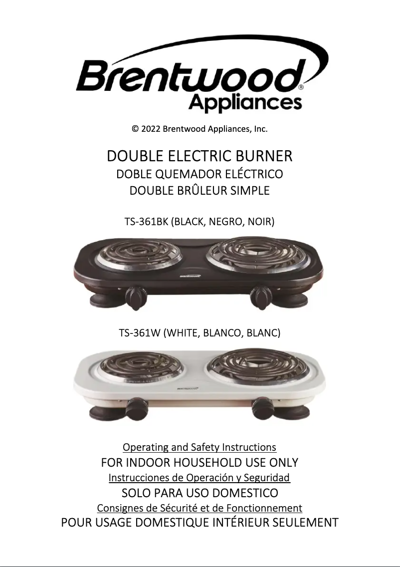 Image de la première page du manuel de l'appareil TS-361BK