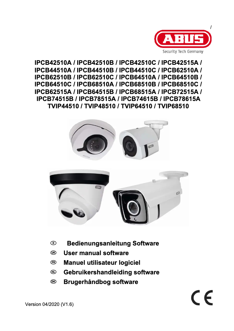 Page n°1 - Manuel utilisateur Abus IPCB42510A