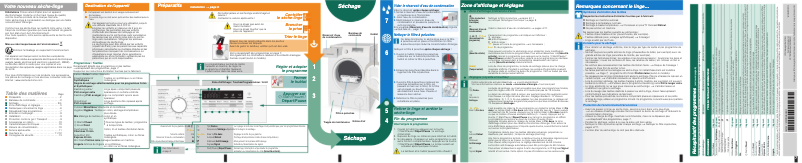 Page 1 de la notice Manuel utilisateur Siemens WT46B202FG