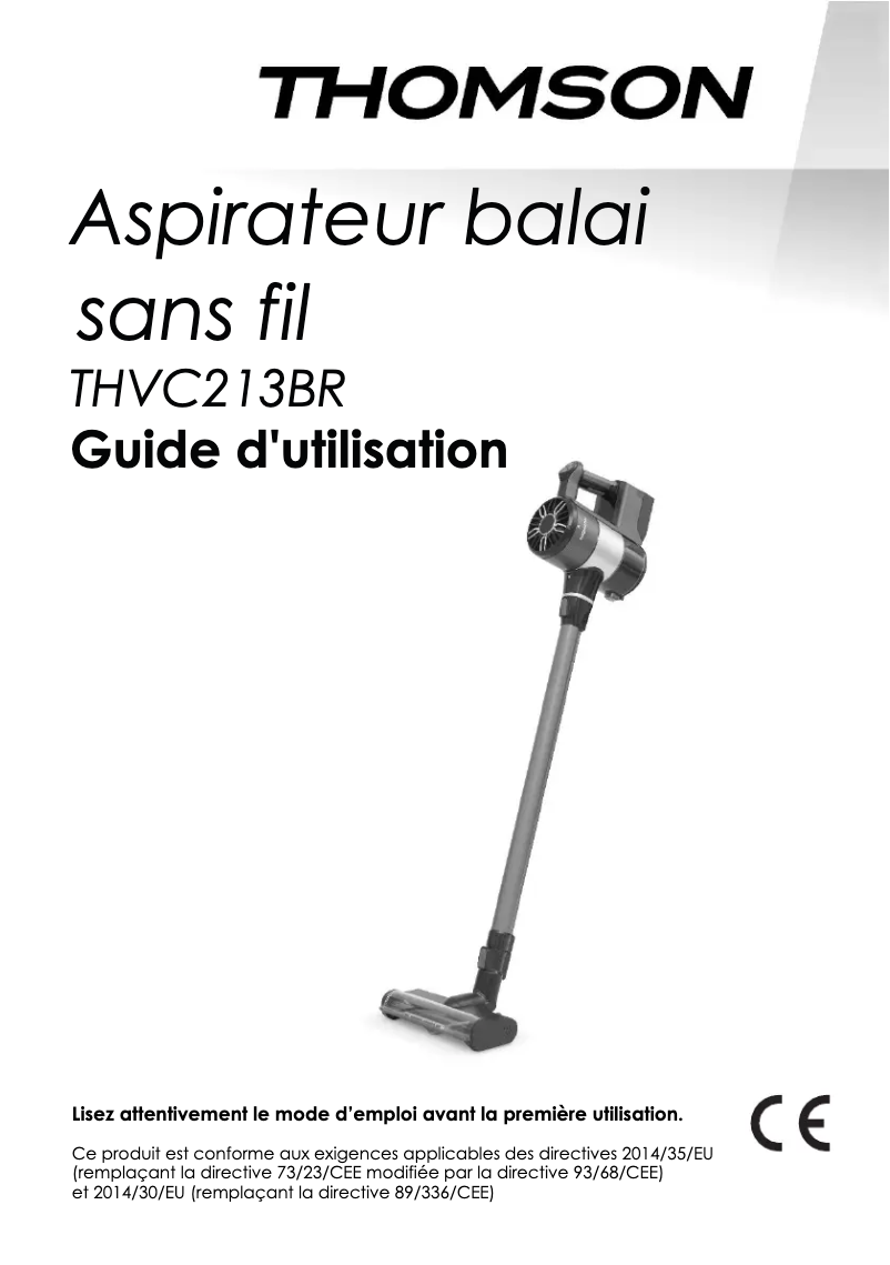 Página 1 del manual Manual de usuario Thomson THVC213BR