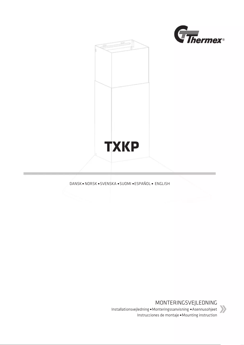 Page n°1 - Manuel utilisateur Thermex TXKP60