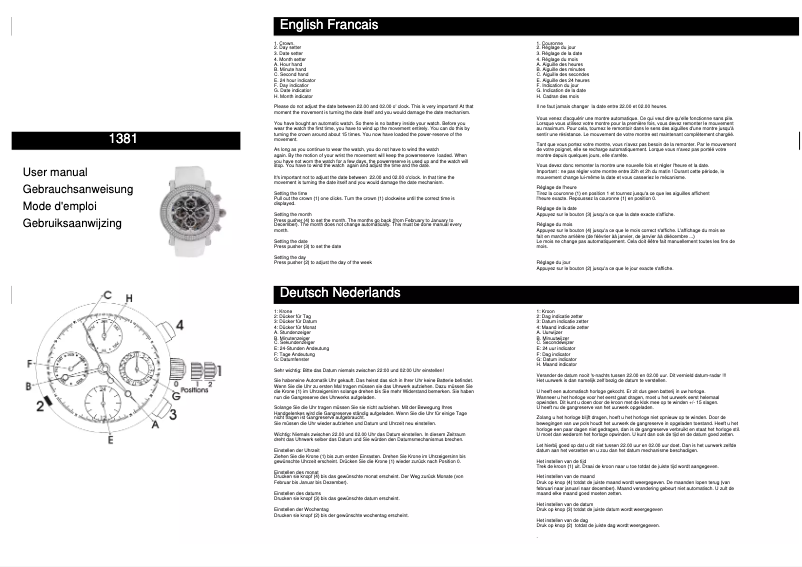 Página 1 del manual Manual de usuario Davis 1381