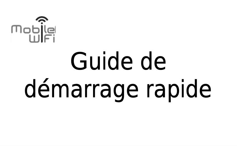 Page n°1 - Manuel utilisateur Huawei E5786 s