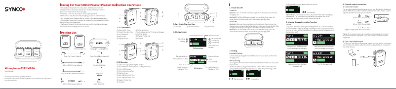 Page n°1 - Manuel utilisateur Synco WAir-G2-A2