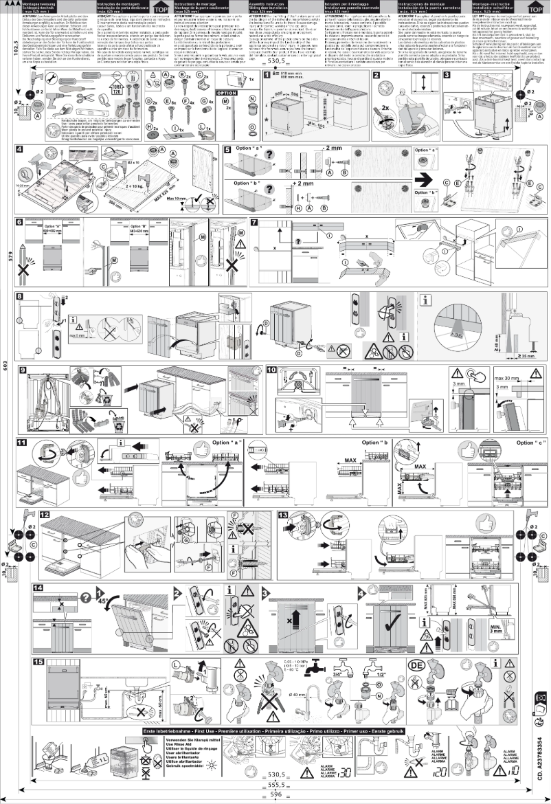 Image de la première page du manuel de l'appareil FSE75748P