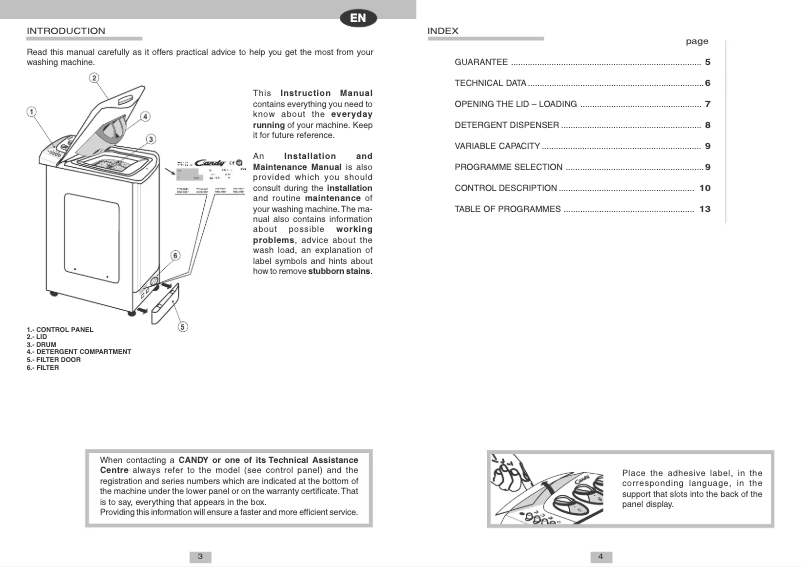 Image de la première page du manuel de l'appareil LB CTS60T CI