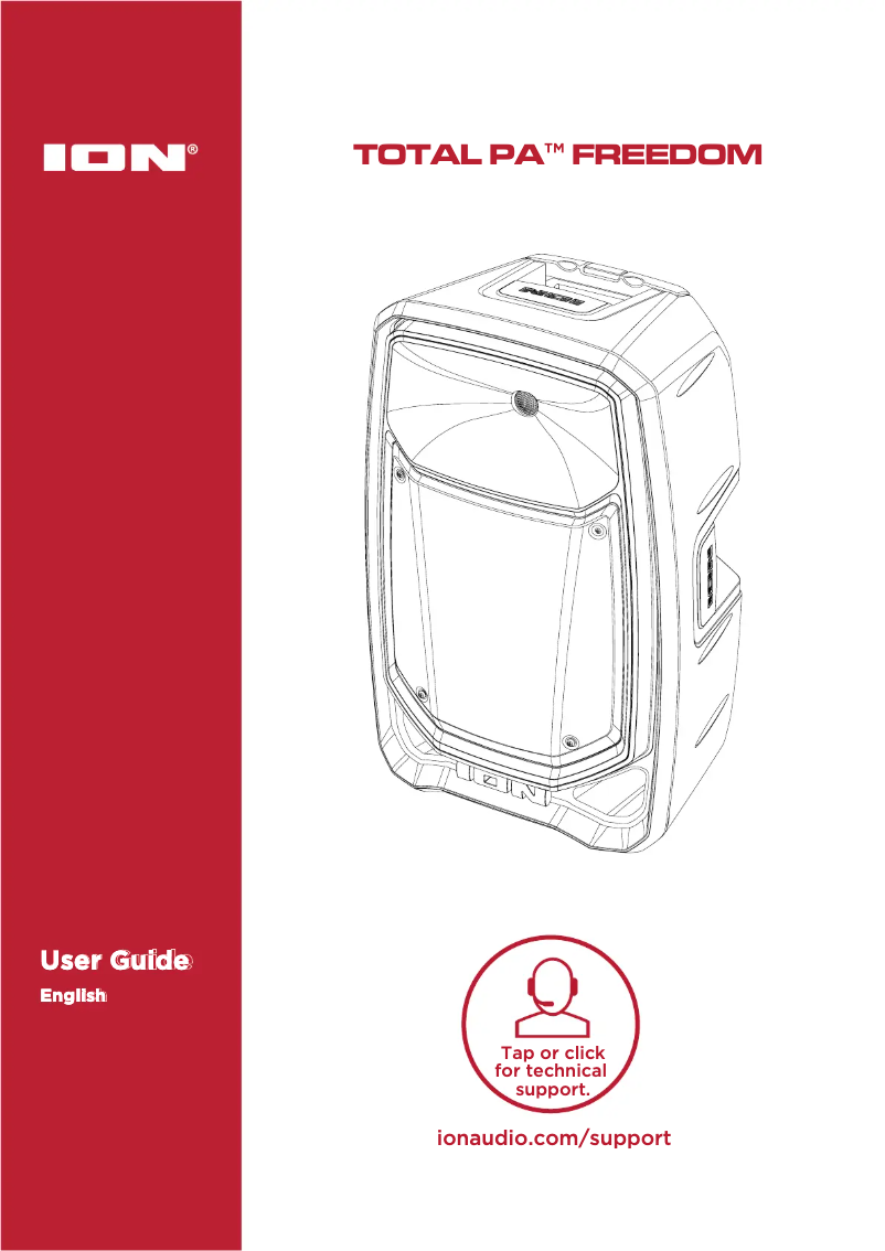 Page n°1 - Manuel utilisateur ION Total PA Freedom