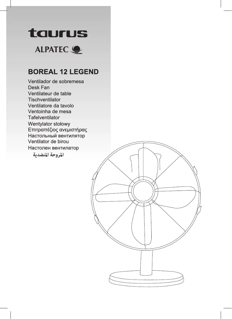 Page n°1 - Manuel utilisateur Taurus Boreal 12 Legend