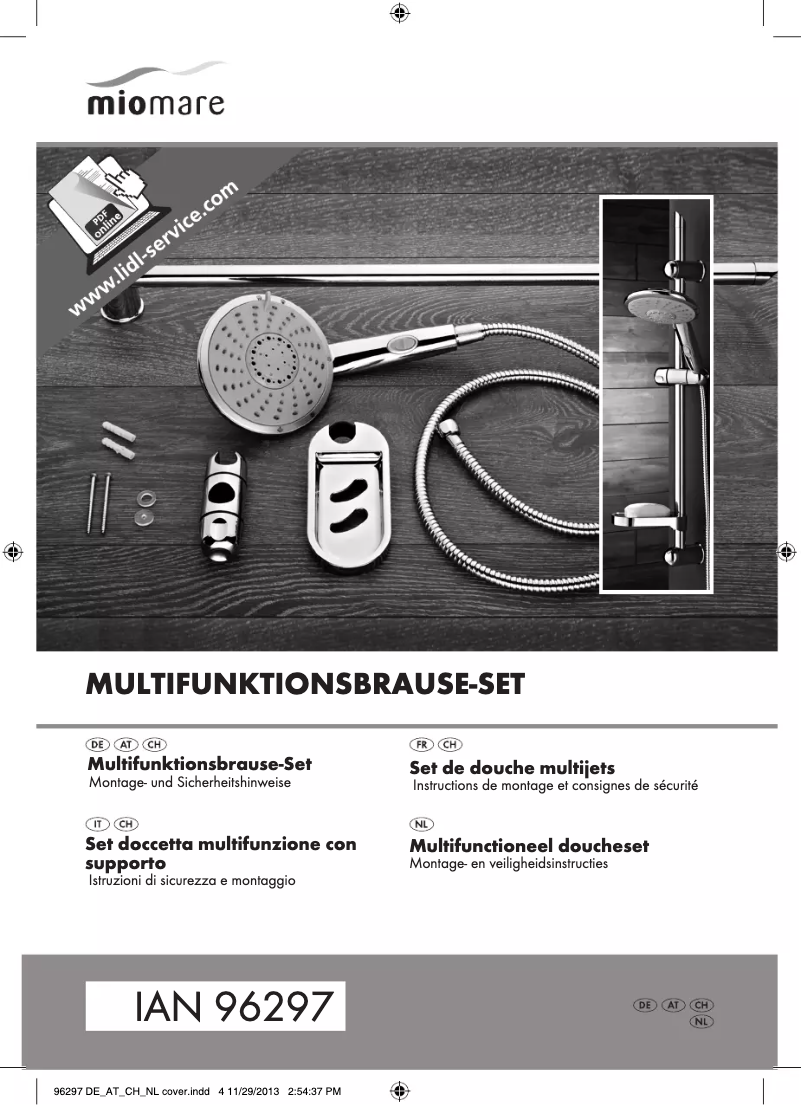 Image de la première page du manuel de l'appareil IAN 96297
