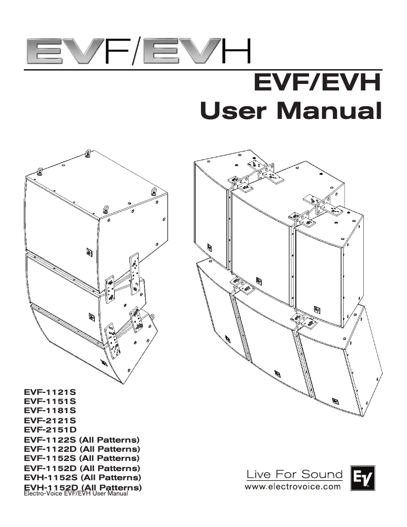 Image de la première page du manuel de l'appareil EVF-1122S/94