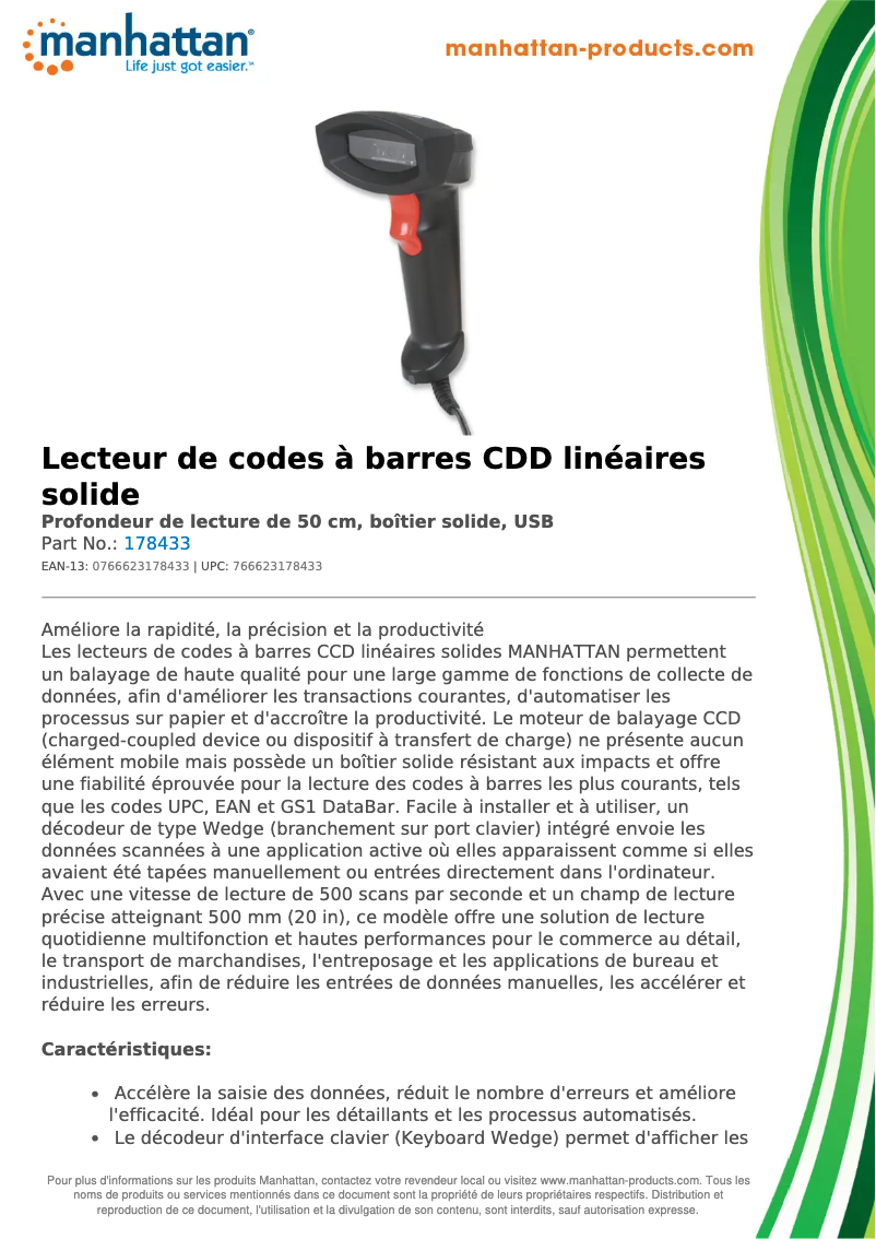 Image de la première page du manuel de l'appareil 178433