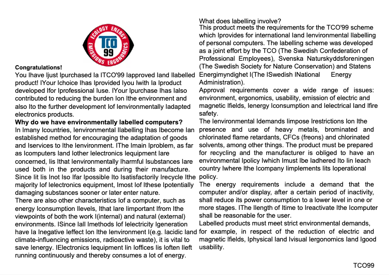 Image de la première page du manuel de l'appareil V771