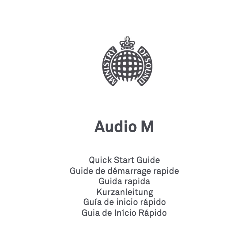 Page n°1 - Manuel utilisateur Ministry of Sound Audio M