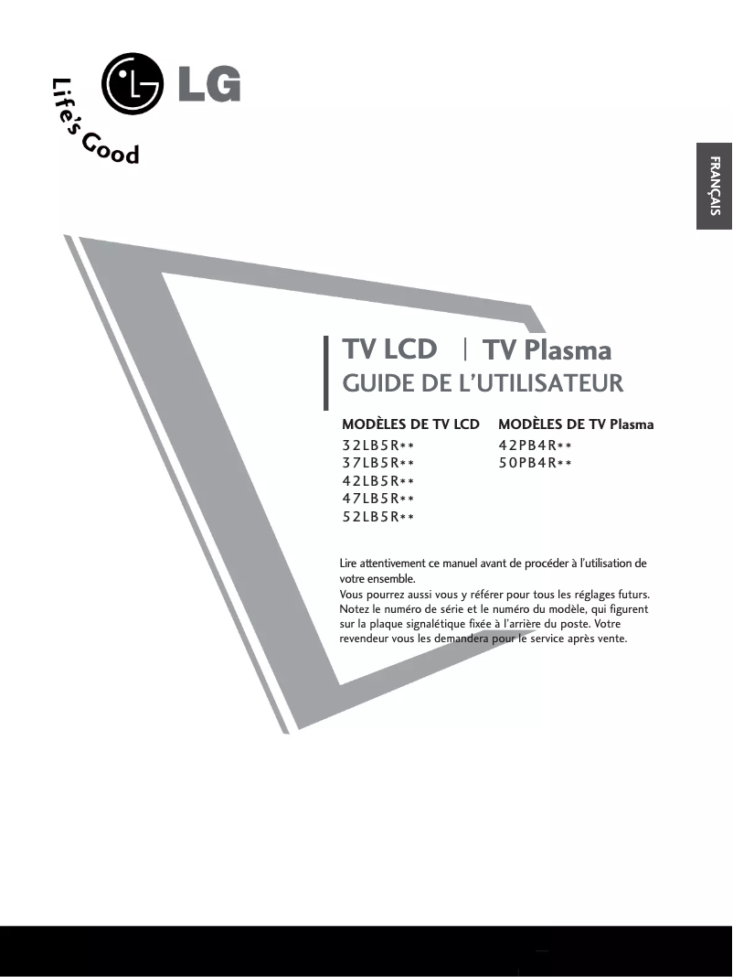 Página 1 del manual Manual de usuario LG 42LB5RTC
